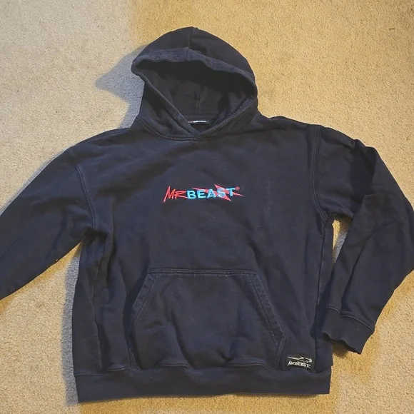 mr beast Shirts Tops Mr Beast Official Hoodie Sweatshirt Sz